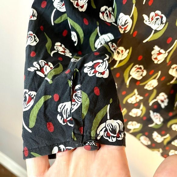 VERONICA BEARD BLOUSE - ASHEVILLE - MSRP $375 - Picture 9 of 10